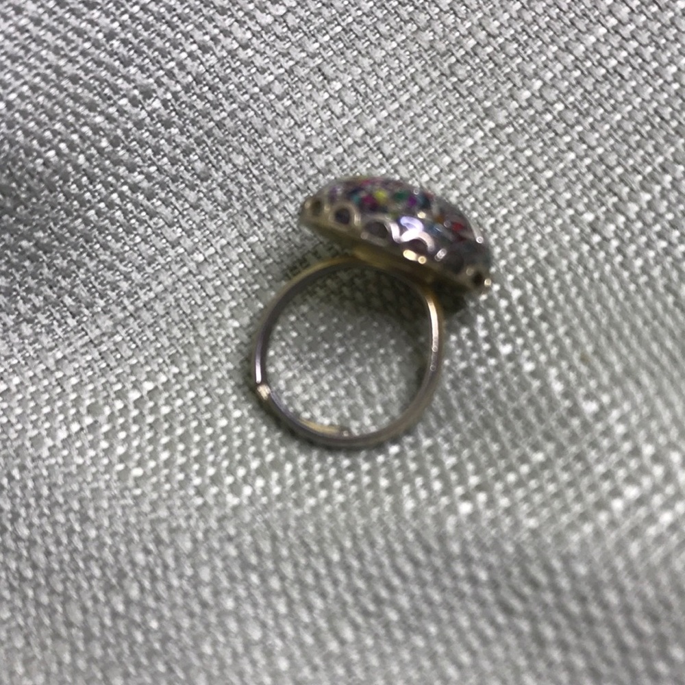 Adjustable Multicolored Funky Ring - image 5